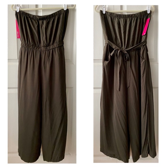 Cropped romper in Olive green - Picture 2 of 2